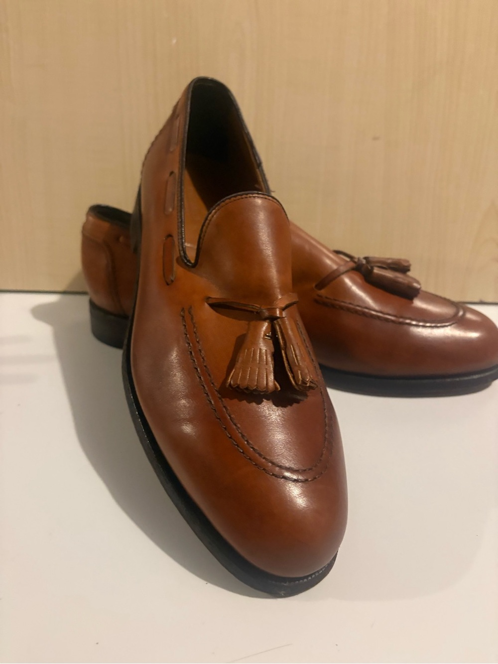 FootJoy Brown Leather Tassel Loafers Men's, size 11